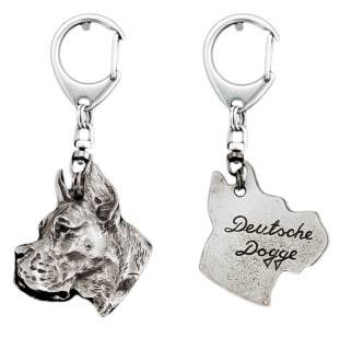 Great Dane I silver-plated keychain Art-Dog